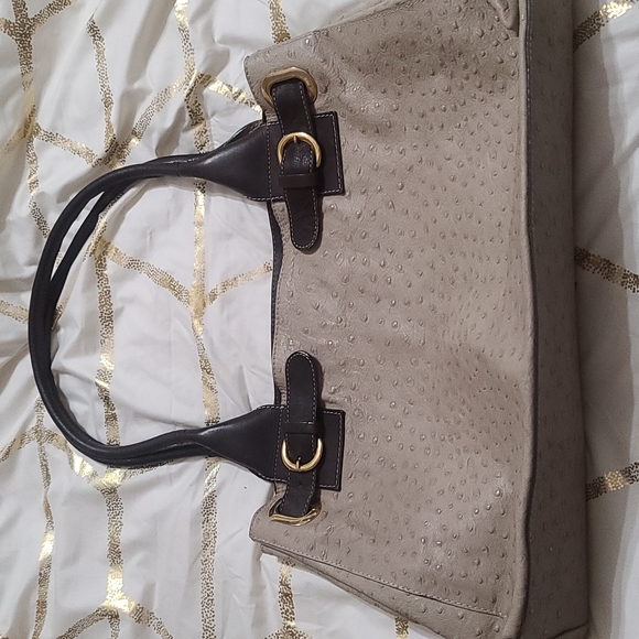 Madi genuine leather ostrich print purse - Picture 1 of 5